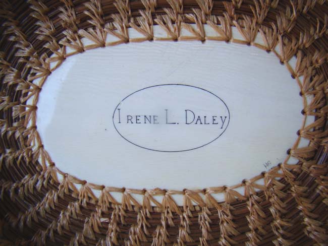 A Mattapoisett basket made by Helen Gaster circa 1972 — image 8